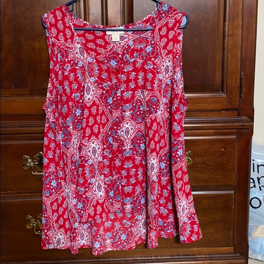 Style & Co. Sleeveless Swing Top